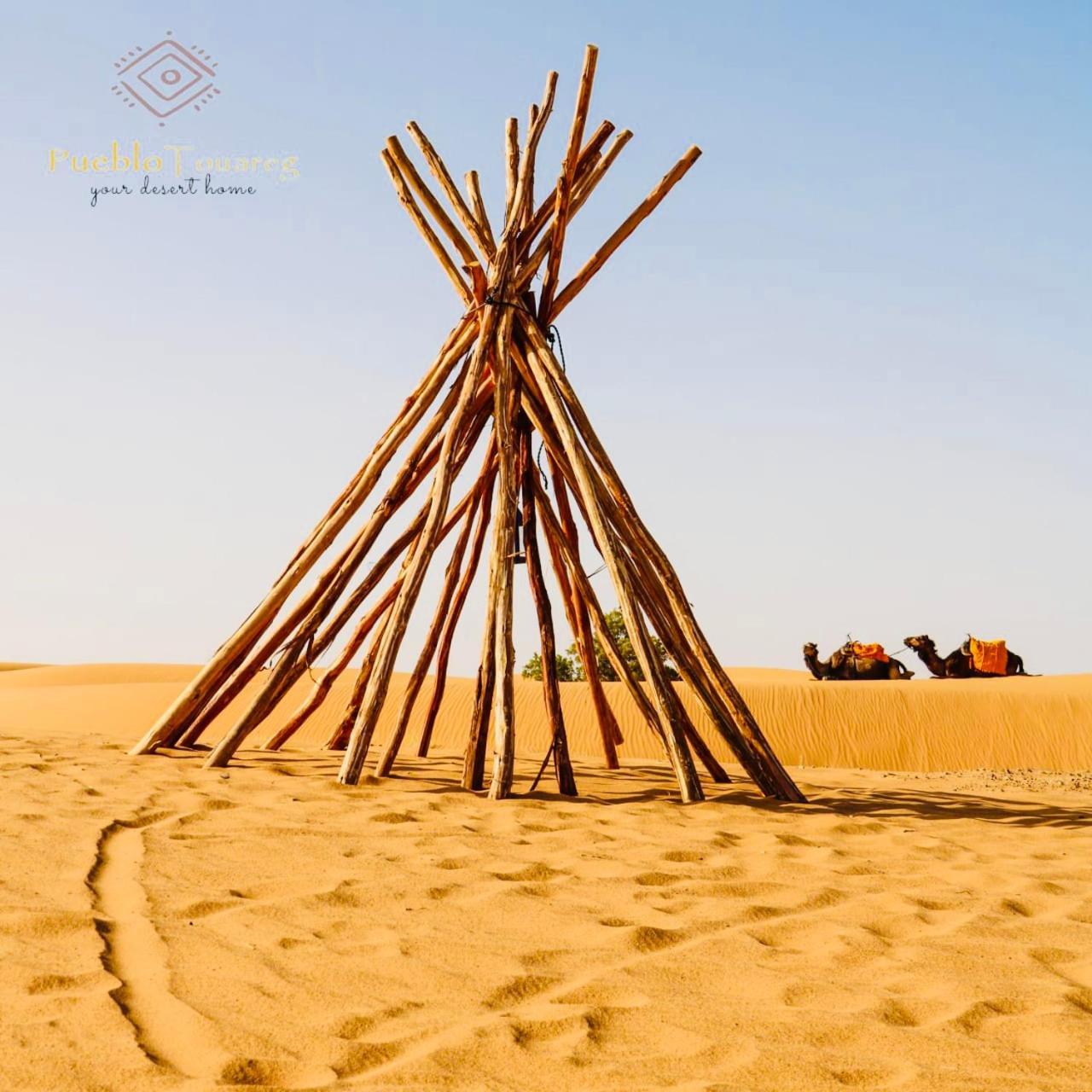 Pueblo Touareg - Private Tents Merzouga Eksteriør billede